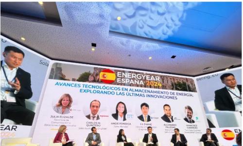 共探绿色能源创新|海辰储能受邀参加西班牙Energyear峰会