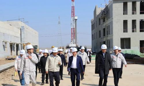 中国能建周小能赴山东泰安(肥城)350MW压缩空气储能项目开展调研