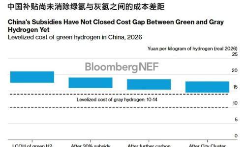 中国80亿元氢能补贴能否填平绿氢成本鸿沟?